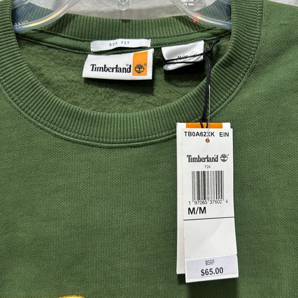 Timberland Green Graphic Sweatshirt- Sizes: Medium - Picture 3 of 4